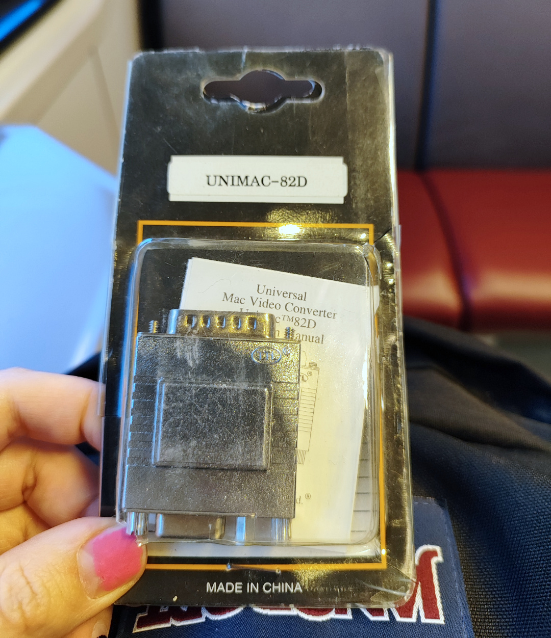Unimac 82D DA-15 to VGA adapter